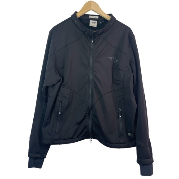 Harley Davidson Women's Mid Layer Soft Shell Motorcycle Riding Jacket Size 2XL - Picture 16 of 16